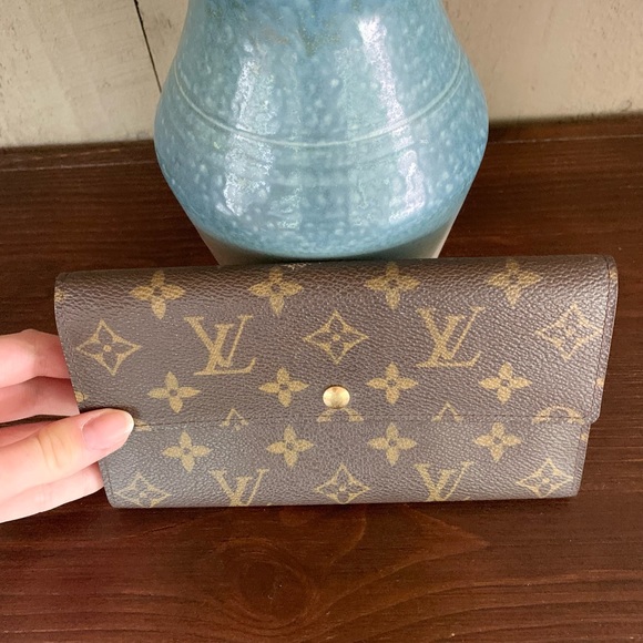 Louis Vuitton Monogram Portefeuille Sarah Long Wallet - Picture 15 of 16